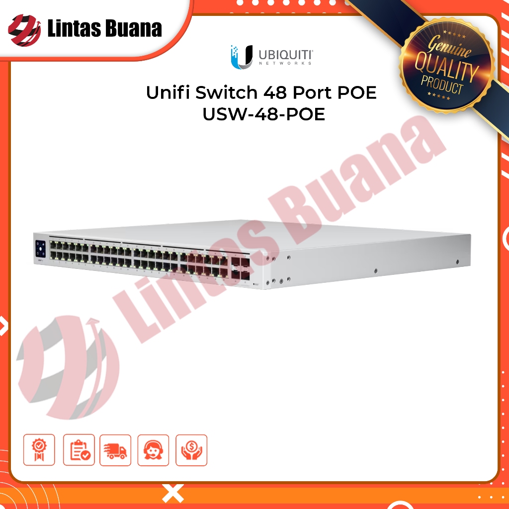 Ubiquiti Unifi Switch USW-48-Poe , Switch 48 Port Support POE Managable L2