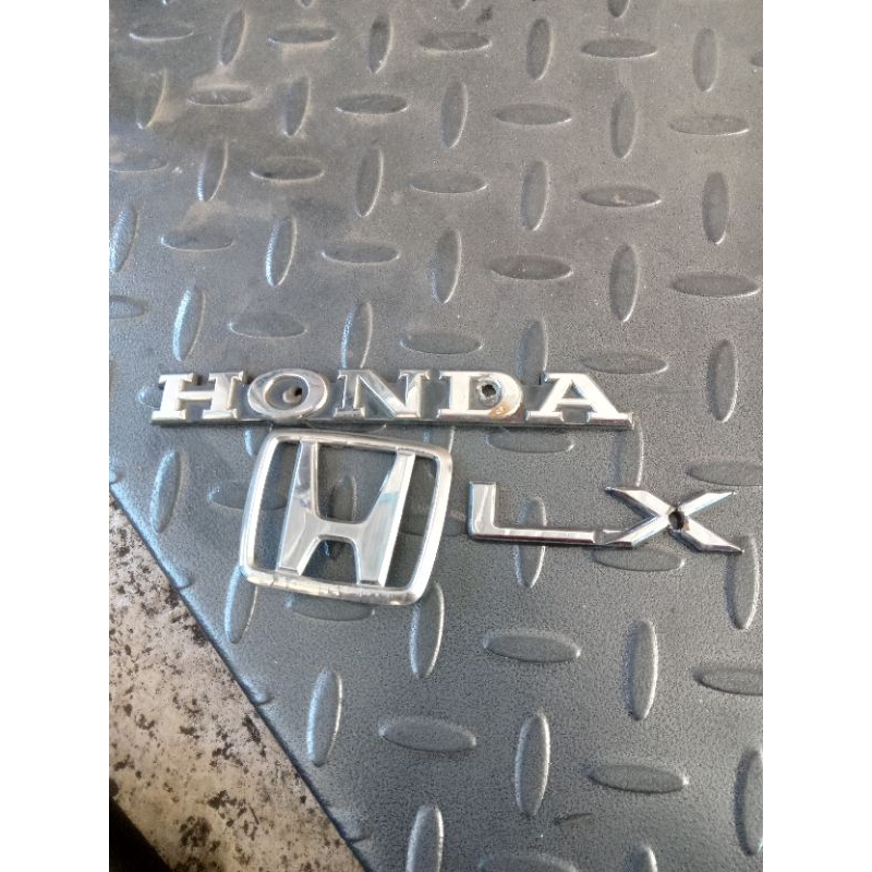 emblem bagasi civic lx