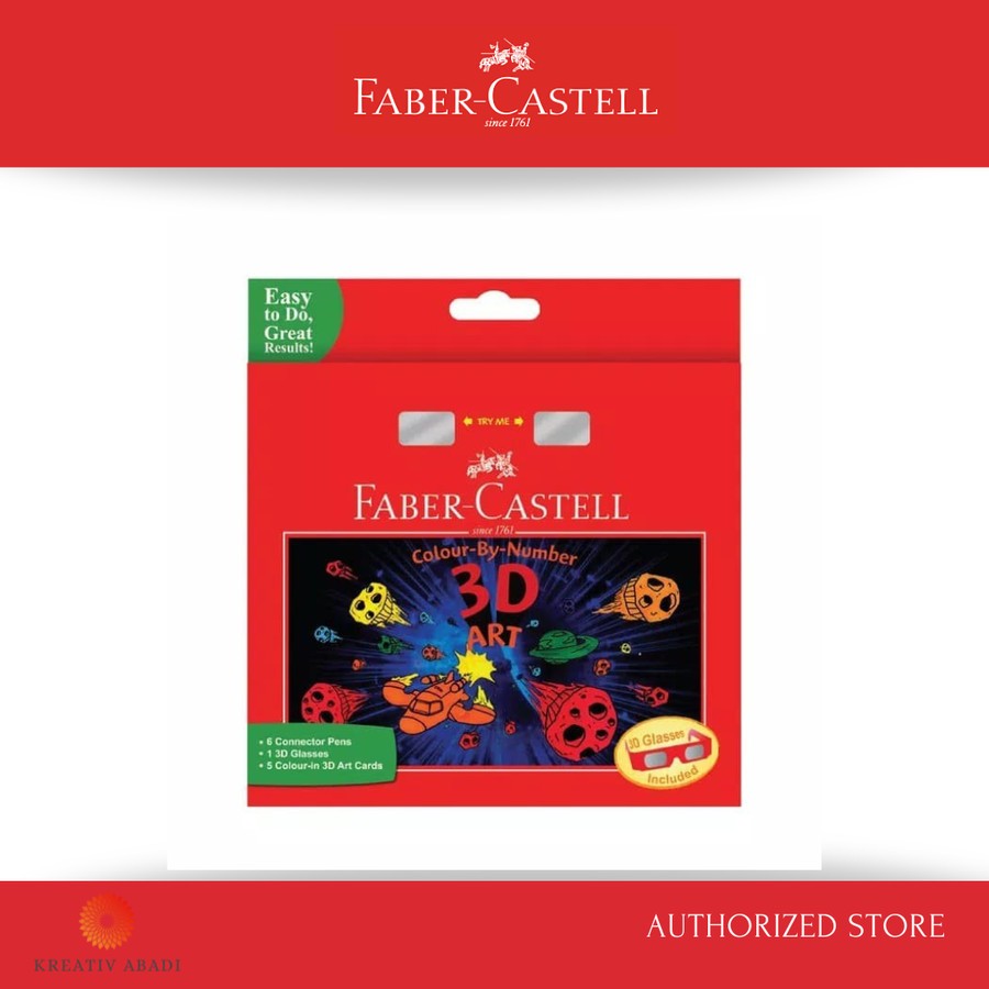 

Faber-Castell Colour by Number 3D Art