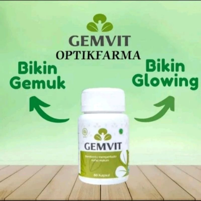 Gemvit supelmen penambah berat badan dan penambah nafsu makan