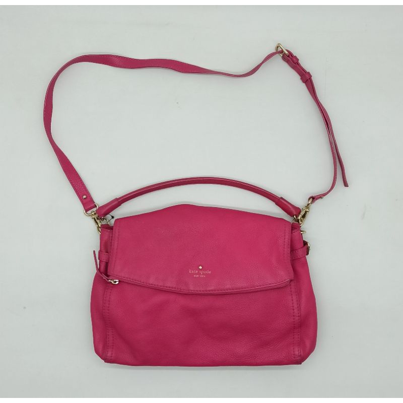 PRELOVED AUTHENTIC BAG WARNA PINK FUSCHIA MERK KATE SPADE N.1