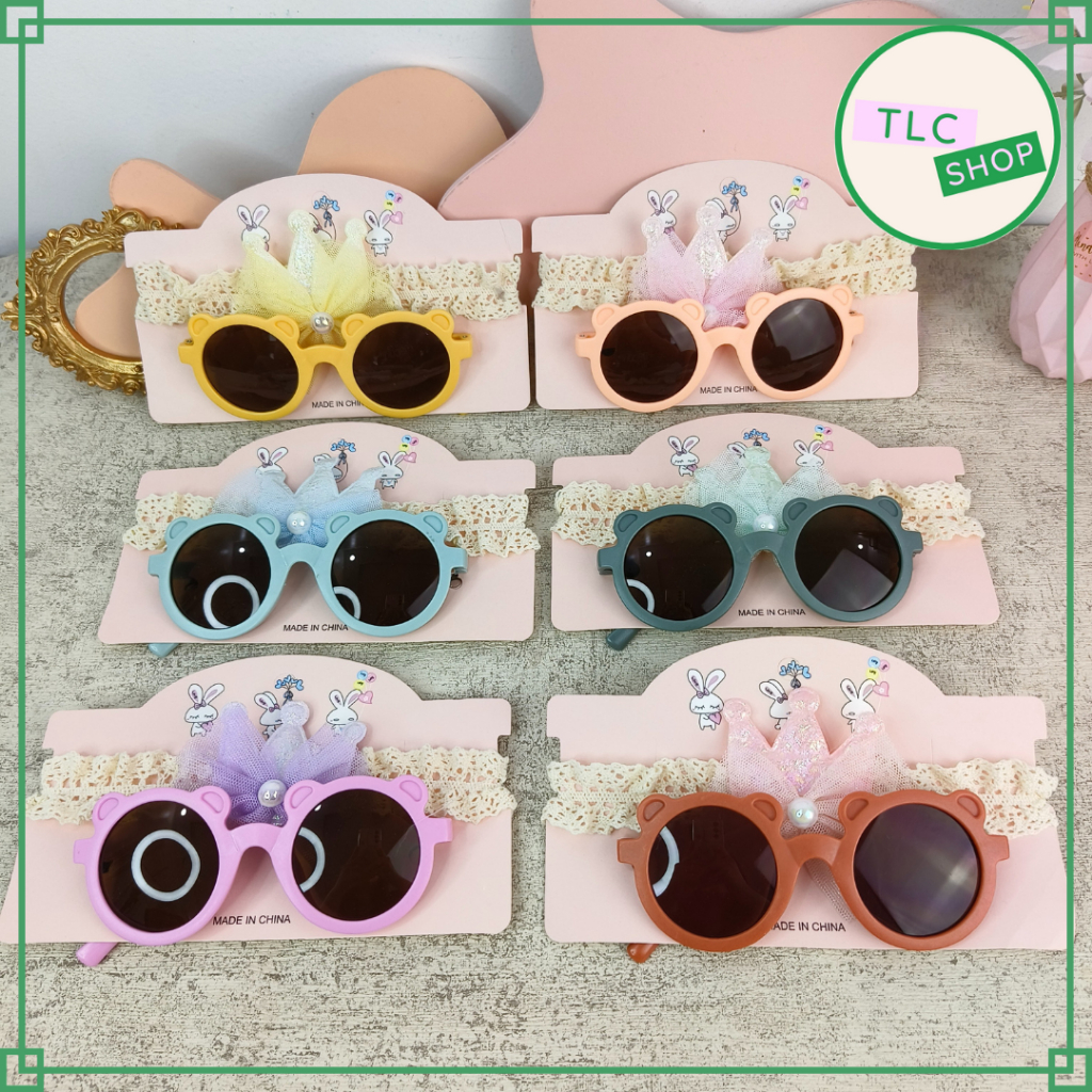 Kaca Mata Anak dengan Bandana Pita / Kaca Mata Anak / Kaca Mata Anak Lucu