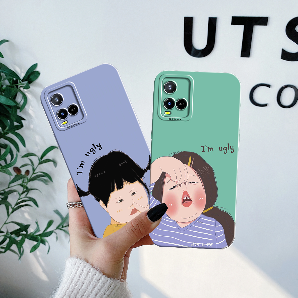 Case Procamera Vivo Y21 Y21A Y21S Y21T Y33S Y33T Motif Ugly Case Lucu Fashion Case