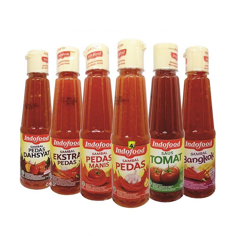 

INDOFOOD SAMBAL PET 135ML | EKSTRA PEDAS | PEDAS MANIS | SAMBAL BANGKOK