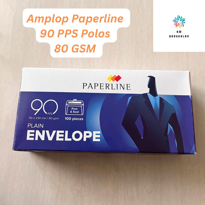 

Amplop Paperline 90 PPS Putih polos dengan Seal / Pengaman
