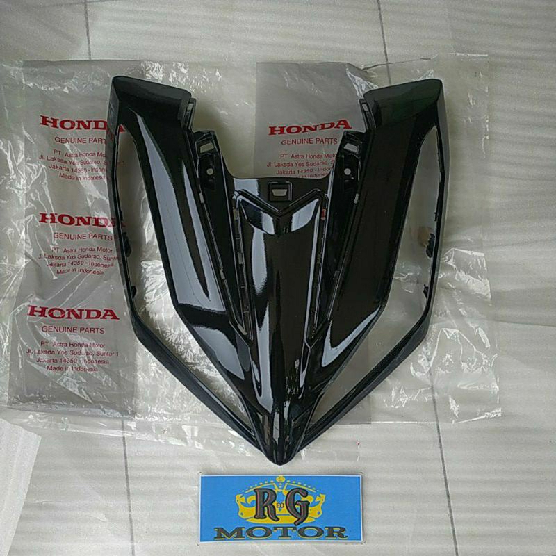 Cover Tameng Depan Hitam Metalic Honda Vario 125 eSP K2V 2022 Original AHM 64301K2VN30ZM