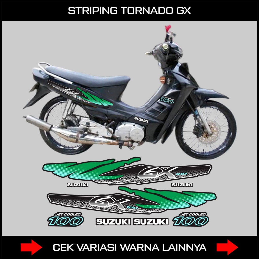 STIKER STRIPING SUZUKI TORNADO GX / STICKER LIST VARIASI SUZUKI TORNADO GX