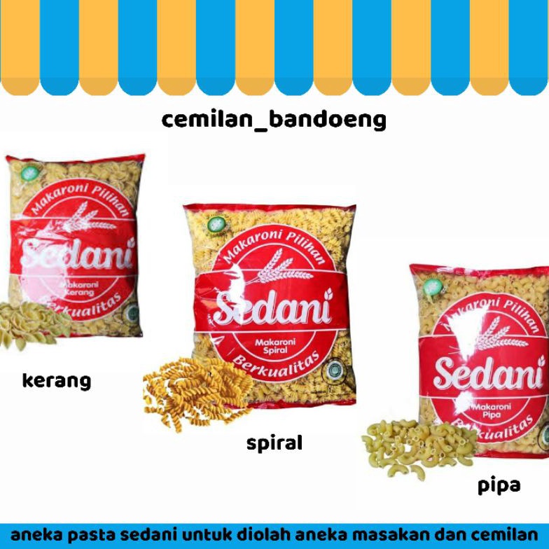 

GOGO Beli MAKARONI SEDANI SPIRAL PIPA KERANG MENTAH 1 KG 218