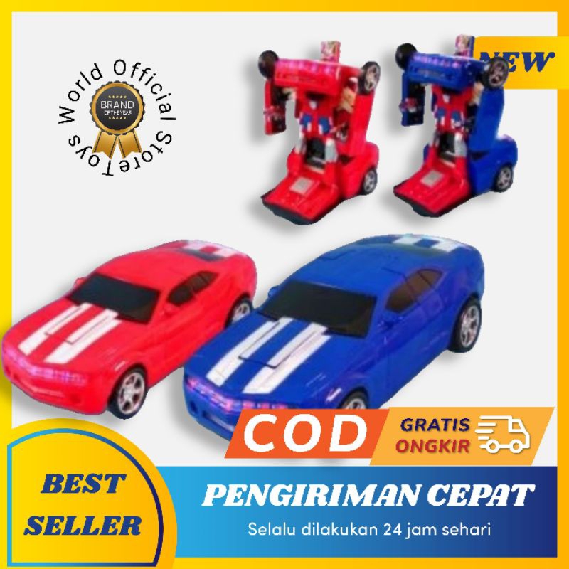 Toys - Mainan Anak Robot Police Car - Mobil Robot Polisi