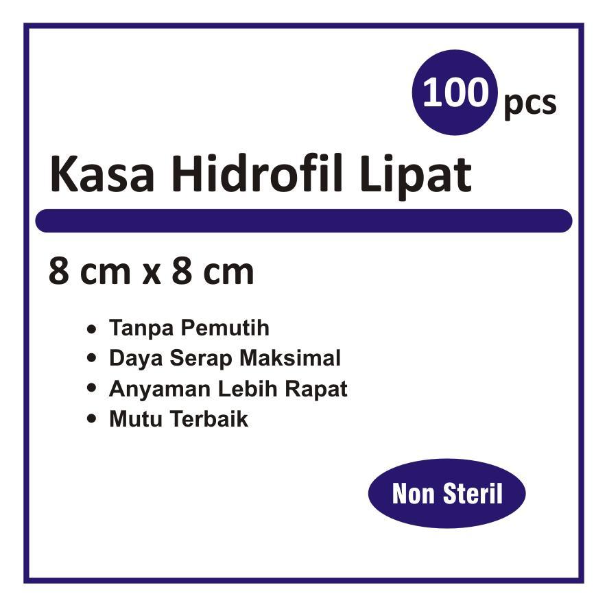 Kasa lipat uk. 8cm x 8cm (non steril)