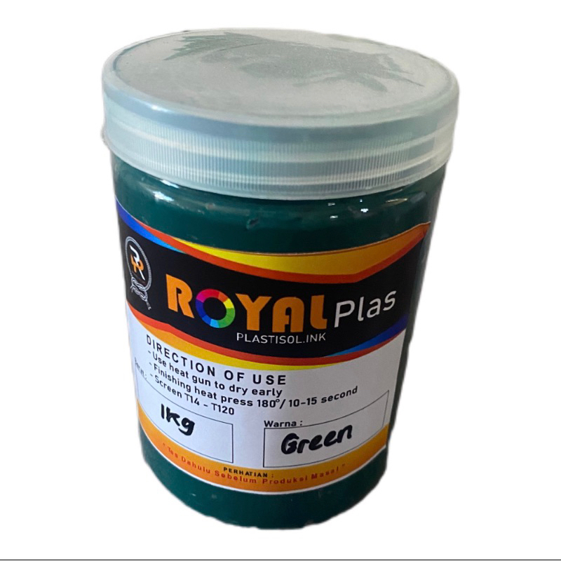 

Tinta Plastisol ROYALPLAS Green Eco @1Kg