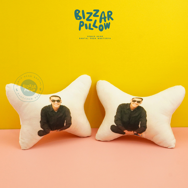 Bizzarpillow Headrest Sandaran Kepala Jok Mobil Custom BZ271