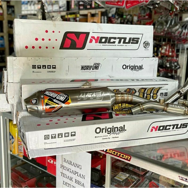 KNALPOT  NORIFUMI ROCKET4 KOMPETISI UNTUK KLX150 CRF150 WR155