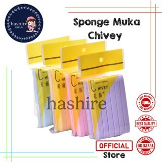 Sponge Chivey (Sponge Stick 12 batang / Compressed Facial Sponge / Spo