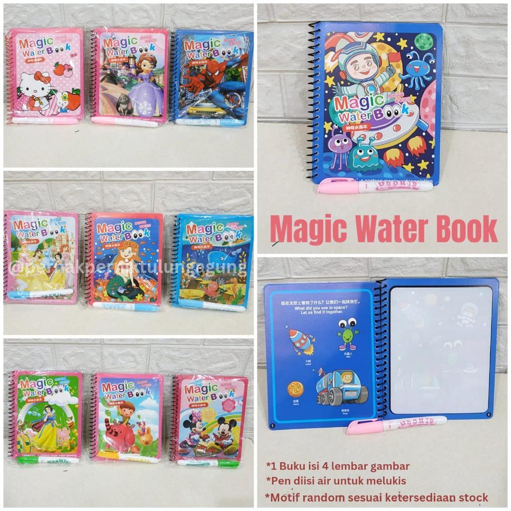 

Magic Waterbook 1 Buku Berisi 4 Empat Lembar Gambar Free Pen Untuk Melukis