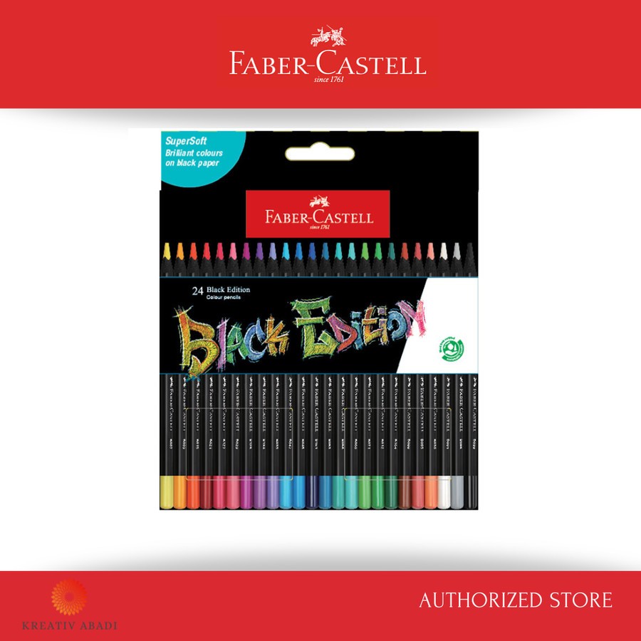 

Faber Castell Black Edition Colour Pencil Set 24