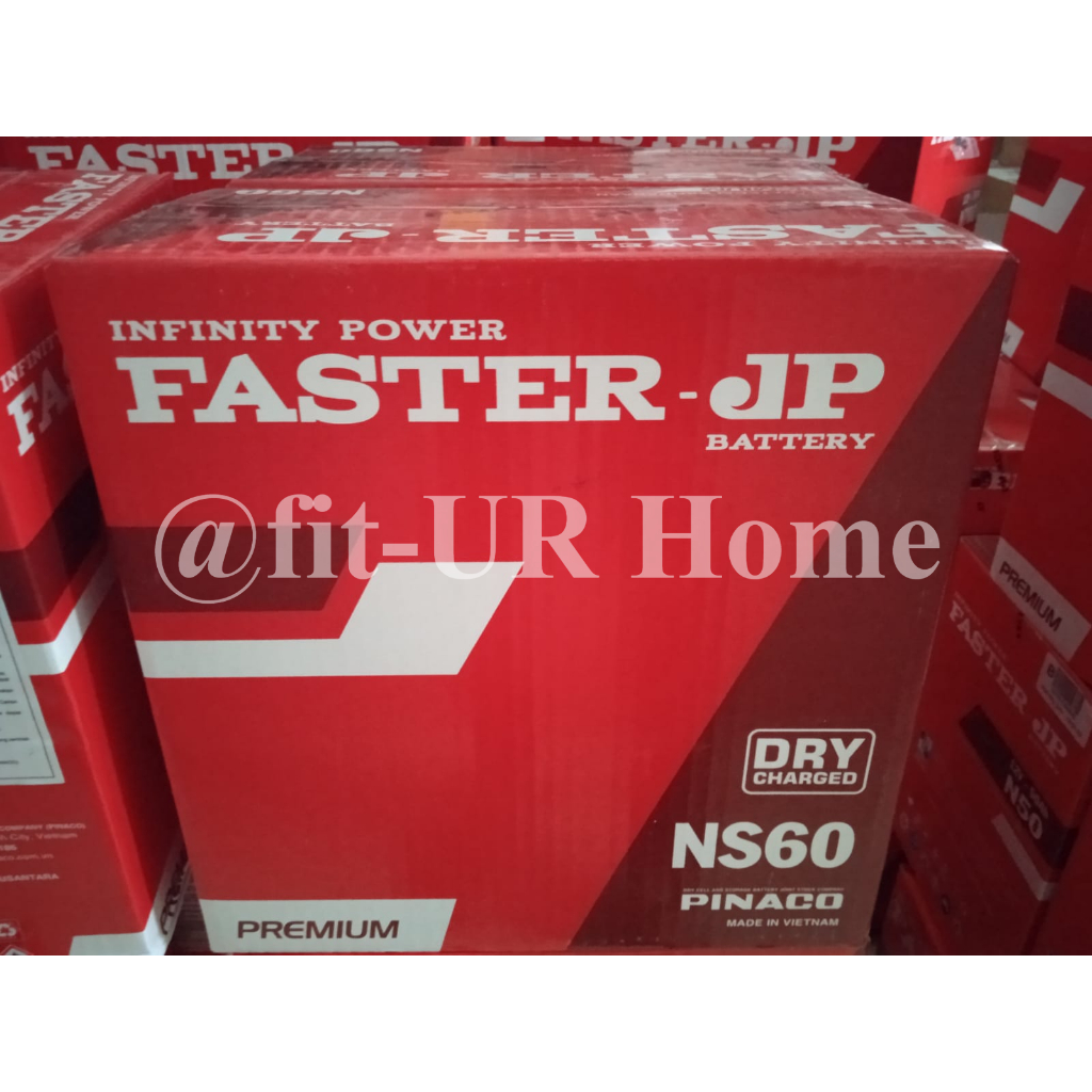 Aki Mobil FASTER JP NS60 NS60L NS60LS Aki Basah