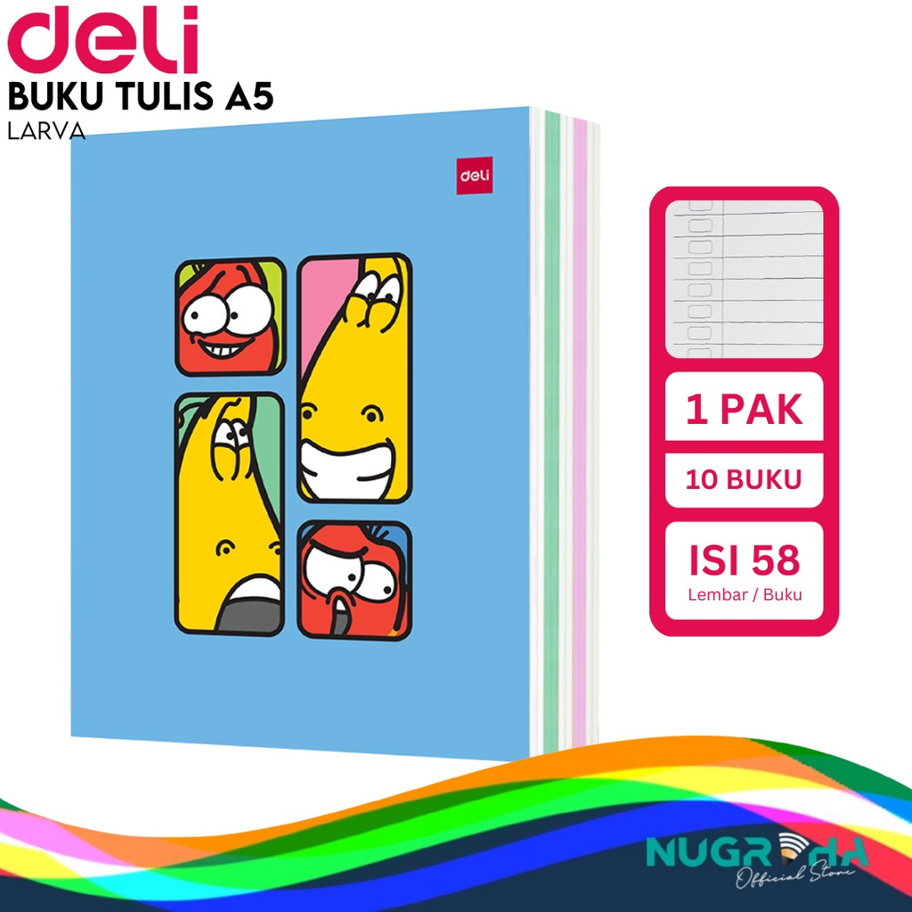

Buku Tulis Sekolah DELI 58 Lembar – Larva