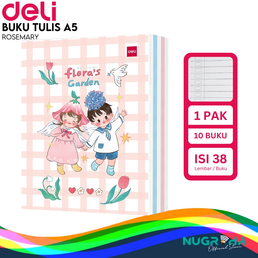 

Buku Tulis Sekolah DELI 38 Lembar – Rosemary