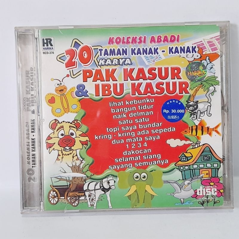 CD Koleksi Abadi 20 Taman Kanak-Kanak Karya Pak Kasur & Ibu Kasur