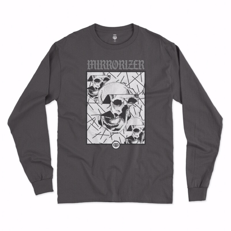 T-Shirt MIRRORIZER "Voorschot" Long Sleeve Black