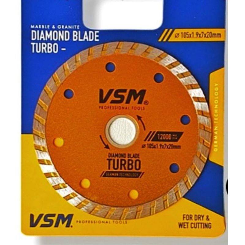 DIAMONDS WHEEL CUTTING VSM TURBO/POTONG GRANIT VSM TURBO