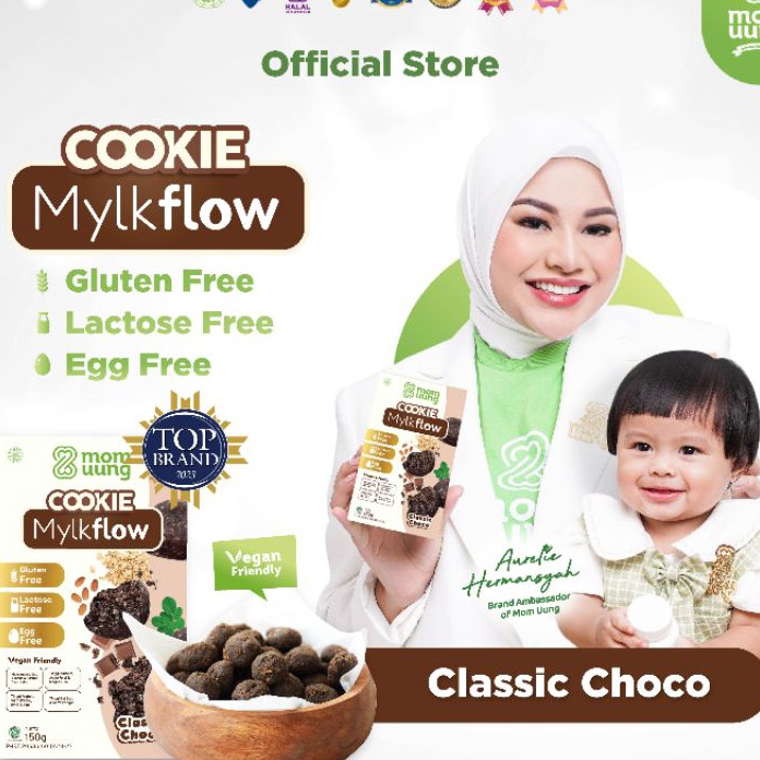 

MODEL WID932 MOM UUNG COOKIE ASI BOOSTER MYLKFLOW CLASSIC CHOCO COOKIE SEHAT PELANCAR ASI VEGAN FRIENDLY LACTOSE FREE GLUTEN FREE EGG FREE