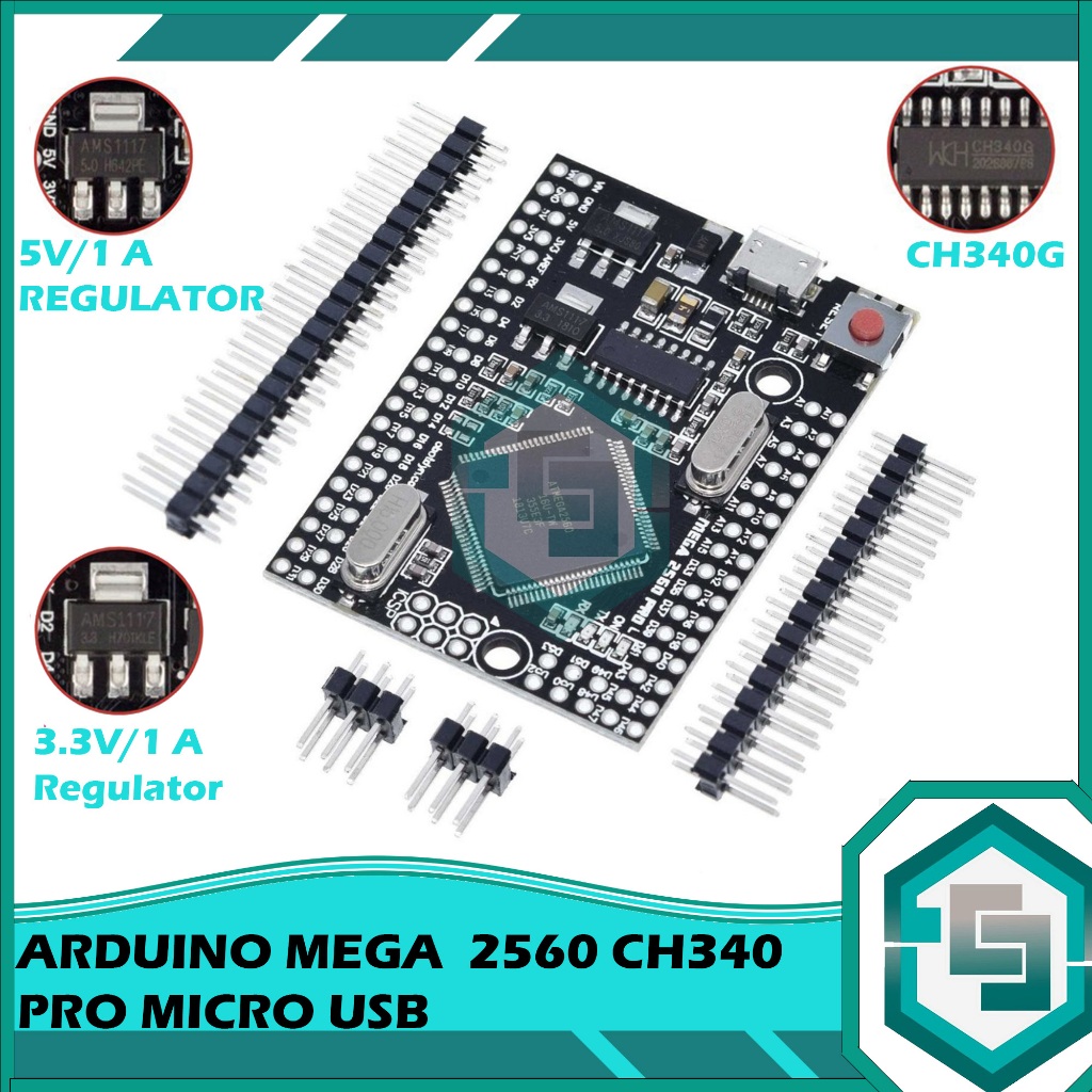 ARDUINO MEGA  2560 CH340 PRO MICRO USB