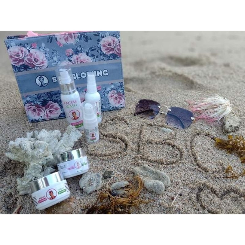 SBC GLOWING 100 % ORI buat bruntusan flek acne susah putih