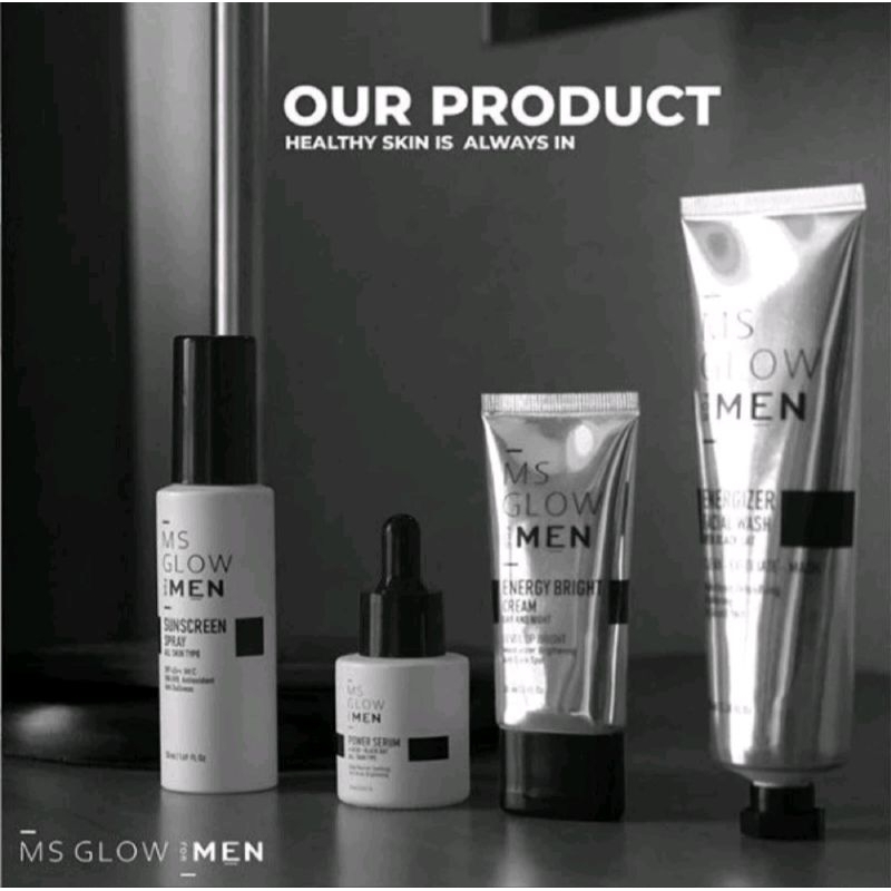 paket lengkap  ms glow men