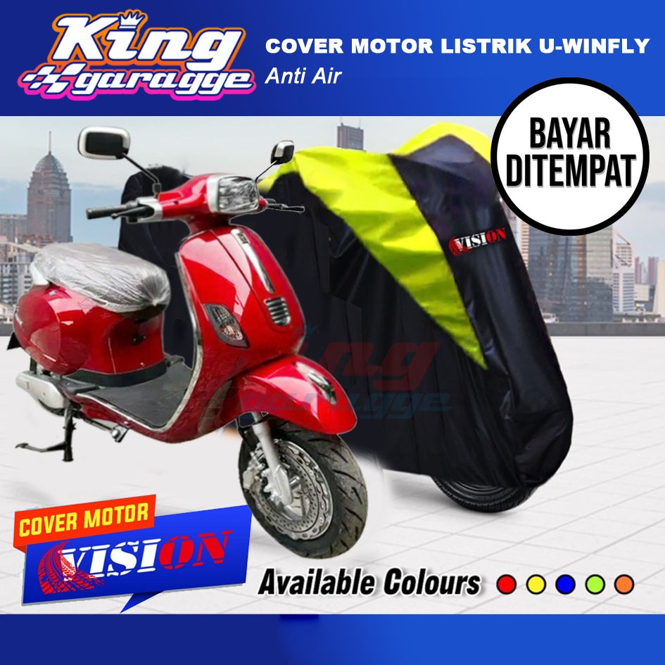 Cover Motor Listrik / Selimut Motor Listrik U-Winfly /Jas Motor UwinFly Berkualitas /Sarung Motor Uw