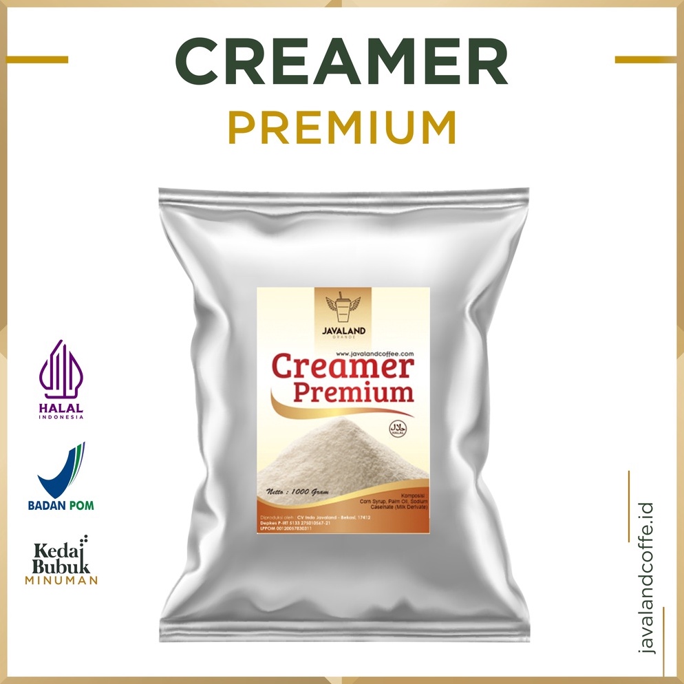 

TIPE CUY2 Javaland Bubuk Creamer Krimer 1Kg Premium Non Dairy Creamy Caf