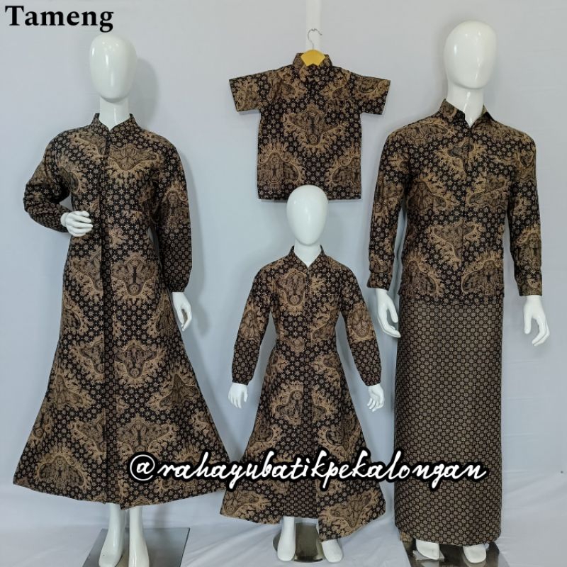 GAMIS BATIK - GAMIS COUPLE - COUPLE KELUARGA - BATIK COUPLE