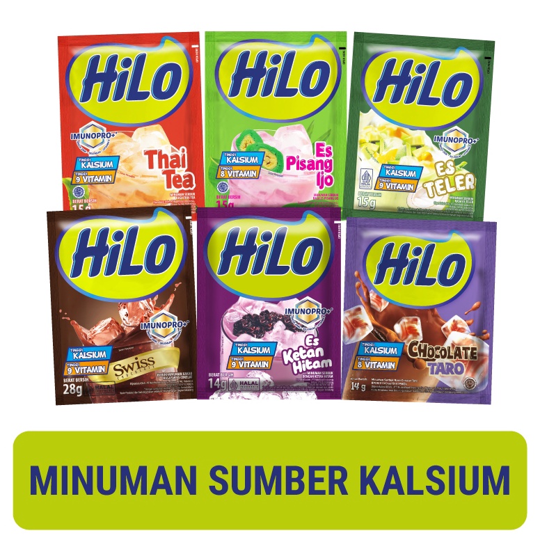 

modelTipe PAS695 HiLo Dessert 1 Sachet 1 Renceng Minuman Sumber Kalsium Pilih Rasa di Varian Tidak Bisa Mix Rasa