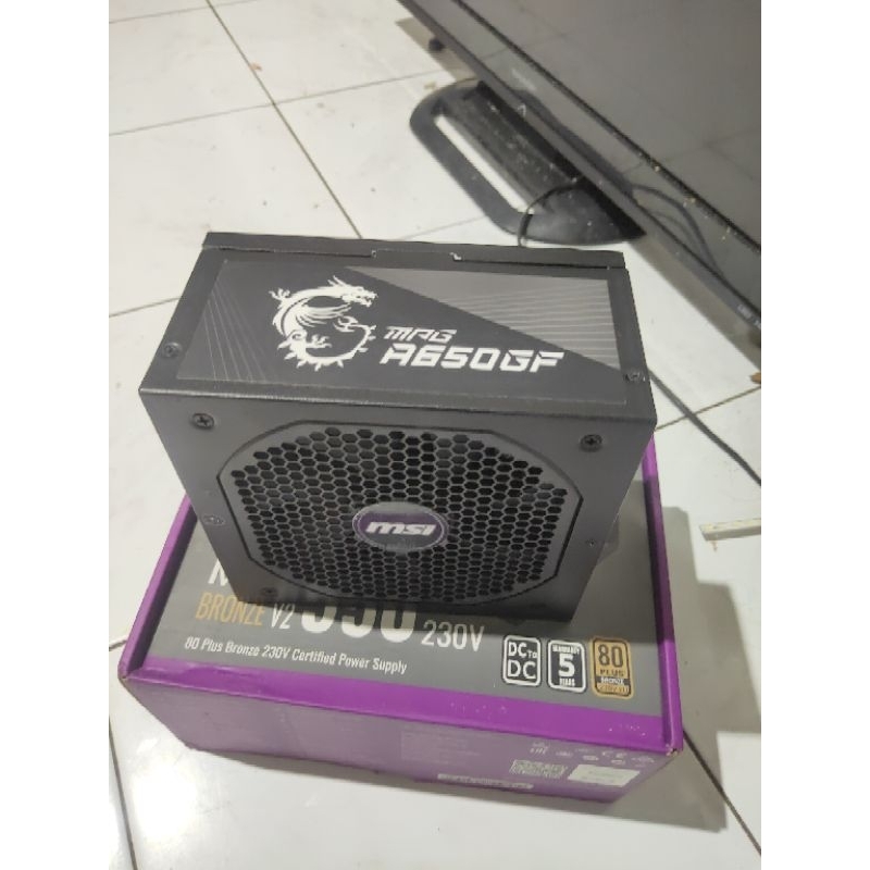psu atx msi a650gf 80+gold modular