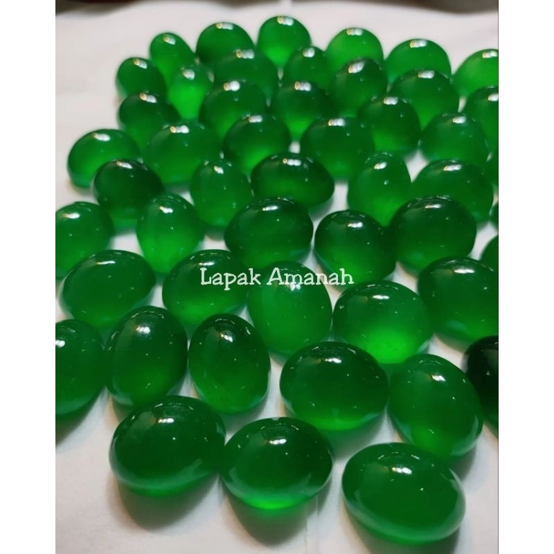Batu Giok Burma Natural Jadeite Jade Asli Original