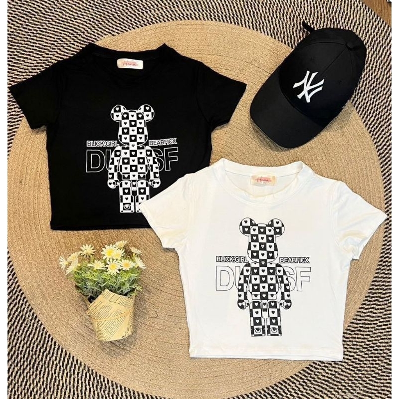 SC-6250 KAOS CROP TOP IMPORT BKK | Atasan Wanita Atasan Crop Top Baju Crop Wanita Baju Kaos Import B