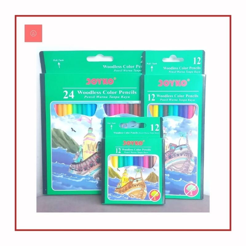 

Pensil Warna Joyko 24 Warna