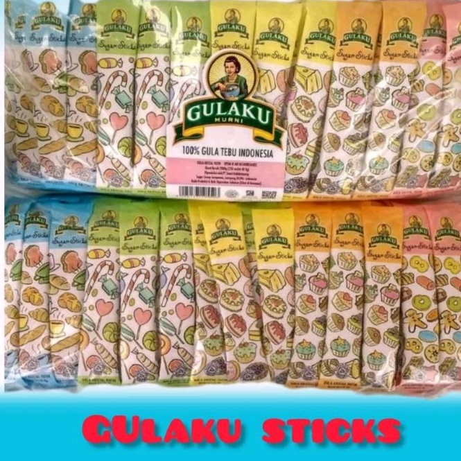 

250Pcs] GULA StiCKS GULAKU exp 28-10-2027 Gula pasir