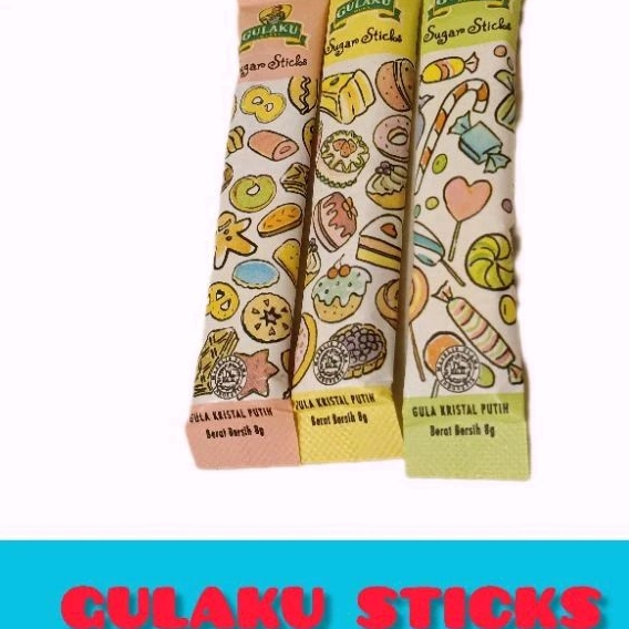 

250PCS] GULA StiCKS GULAKU exp 28-10-2026 Gula pasir sultan