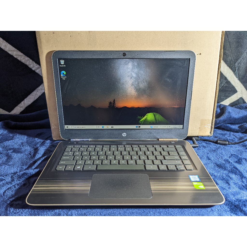 Laptop Gaming Desain HP Pavilion 14 Core i7 SSD Nvidia 940MX 4gb Mulus