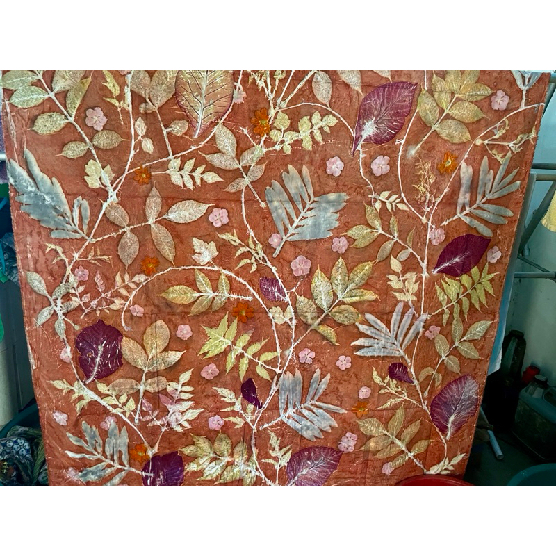 Kain batik ecoprint asli katun