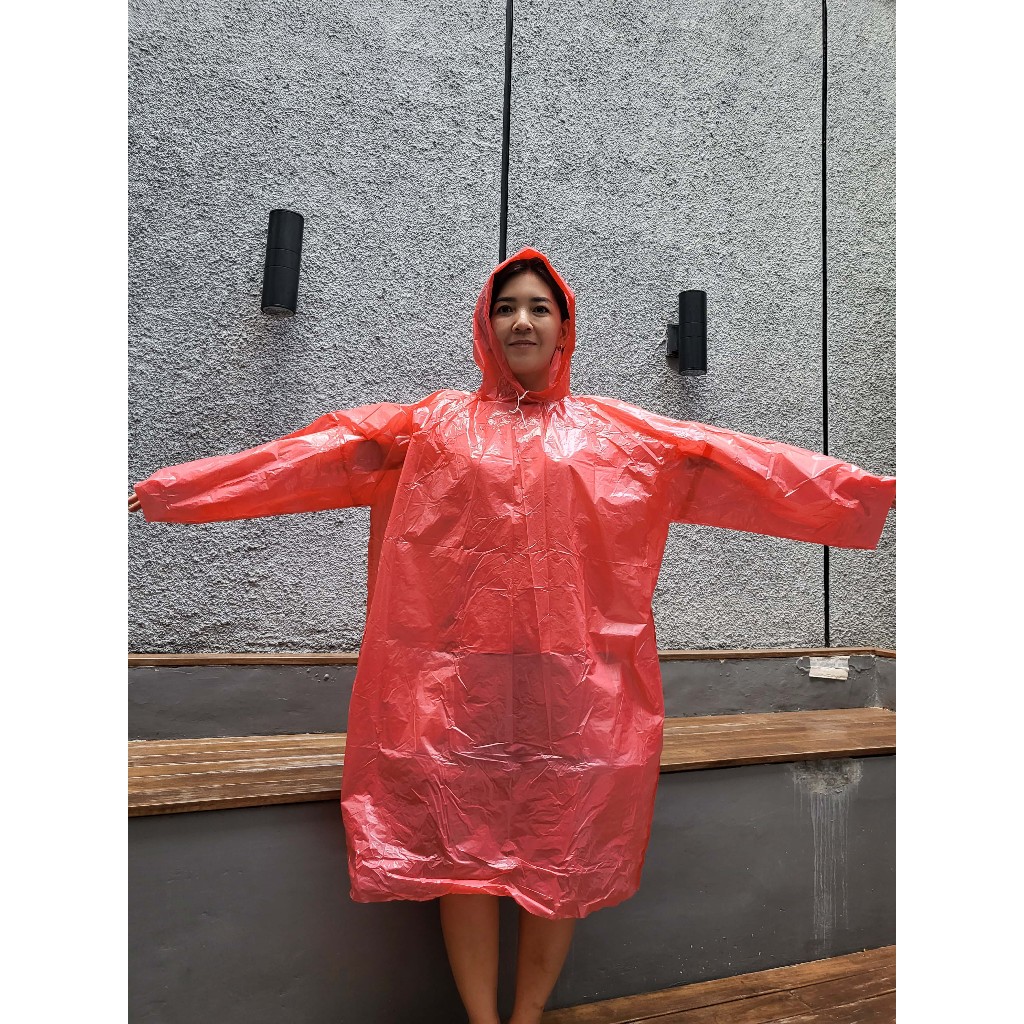 Jas Hujan Dewasa KOI Mantel Ponco Plastik Tebal