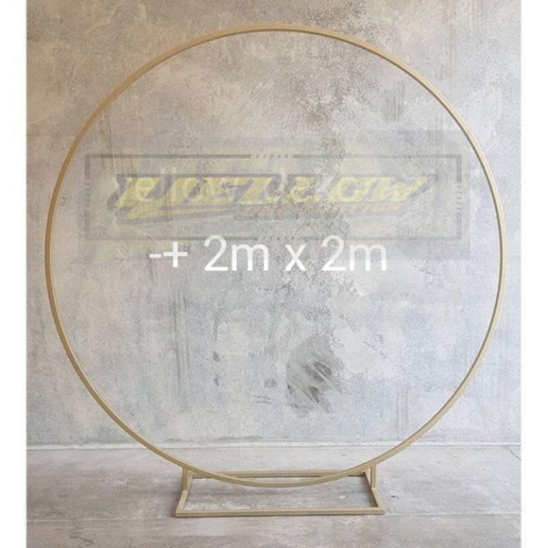 Ready Stock Lingkar Ring Besi backdrop dekor wedding
