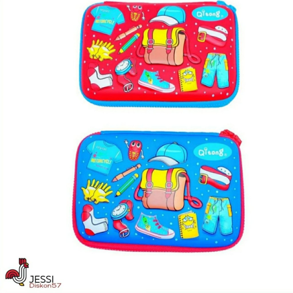 

Tempat Pensil 3D Smiggle Look a Like - Boy Biru
