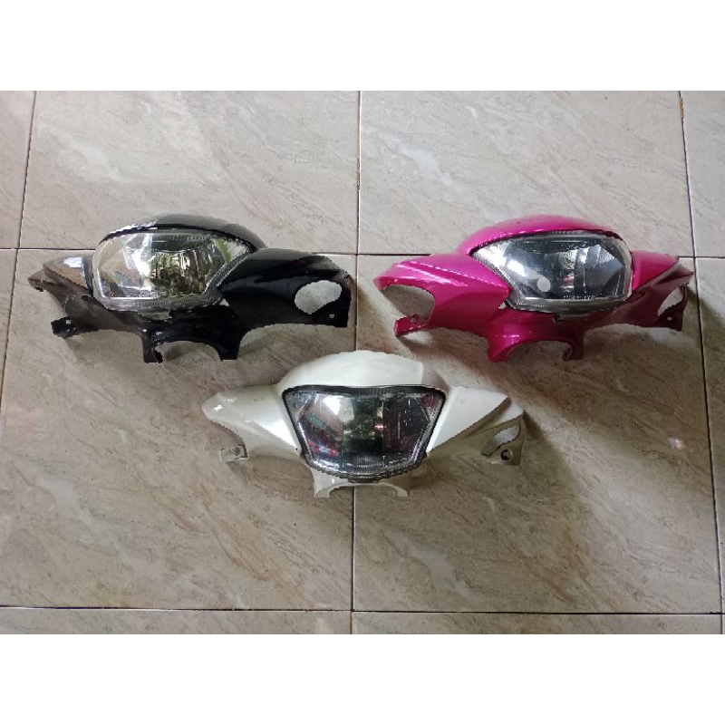 batok kepala depan / totok kepala depan set reflektor Mio J, Mio GT  (original copotan motor langsun