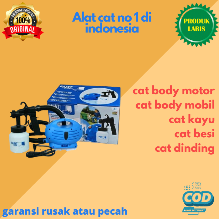 Paint Zoom Spray Gun Kompresor Mini Airbrush Alat Cat Semprot Listrik Murah Hasil Bagus dan Berkuali