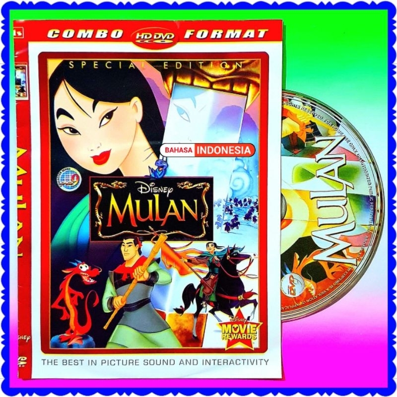 KASET FILM KARTUN DISNEY MULAN DUBBING BAHASA INDONESIA-FILM DISNEY-KASET FILM KARTUN DISNEY-KASET C