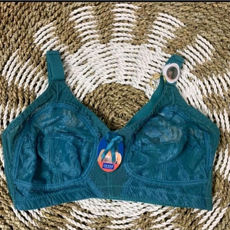 terlaris..BRA CUP JUMBO MOTIF BROKAT SEMI TRANSPARAN/bh cup besar merek Guini 408