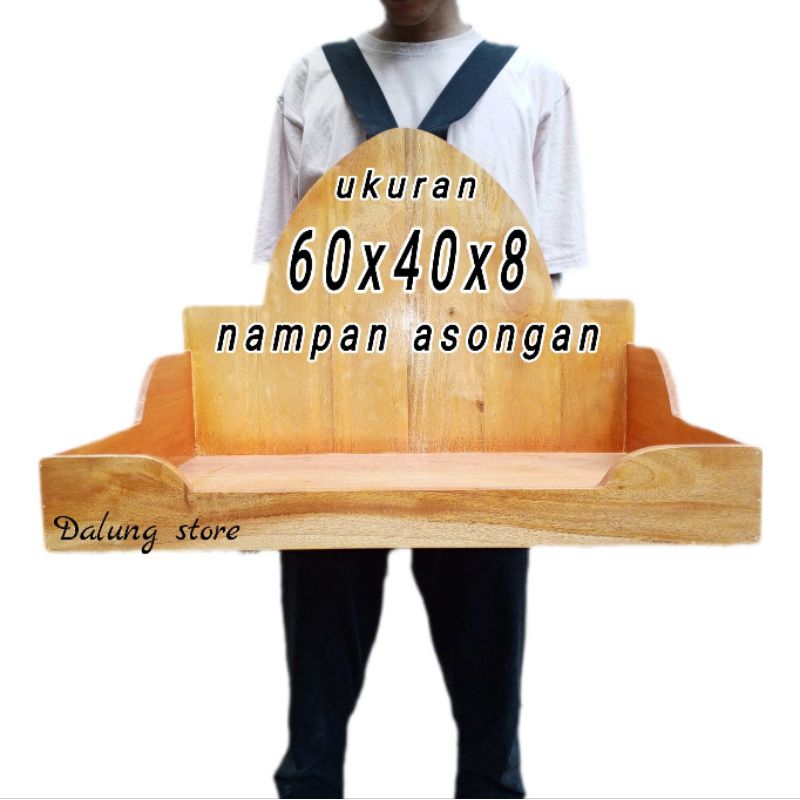 nampan asongan roko dan minuman pakai tali